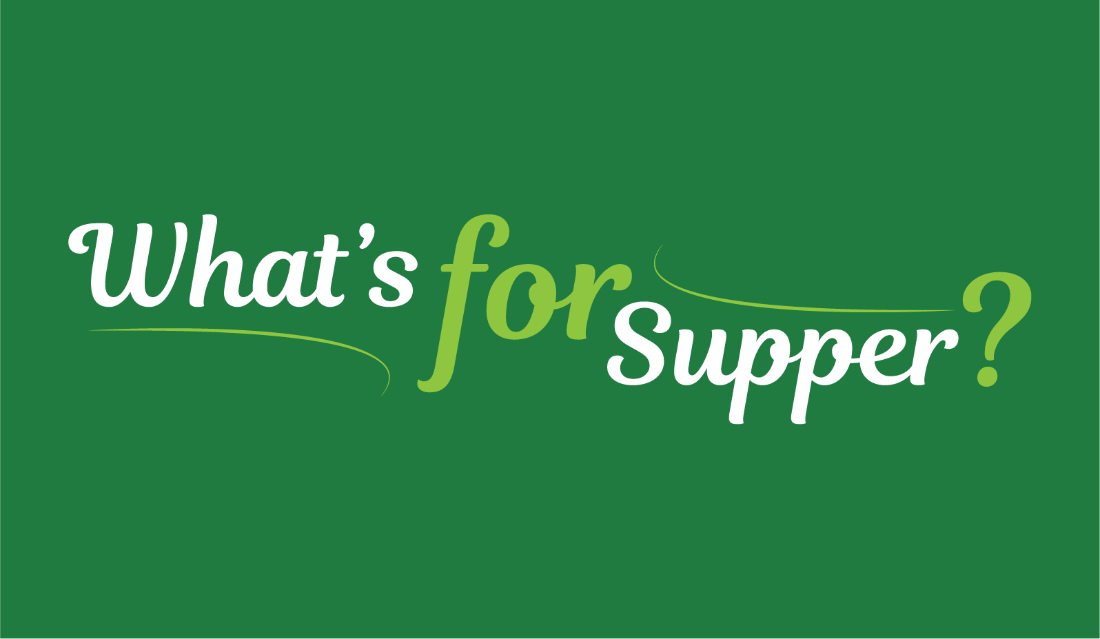 What's For Supper Logo Logo